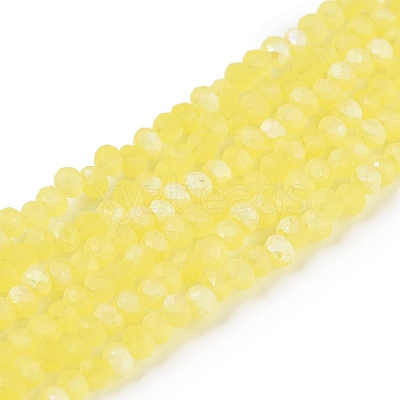 Transparent Glass Beads Strands LS-EGLA-A044-T1mm-MB29-1