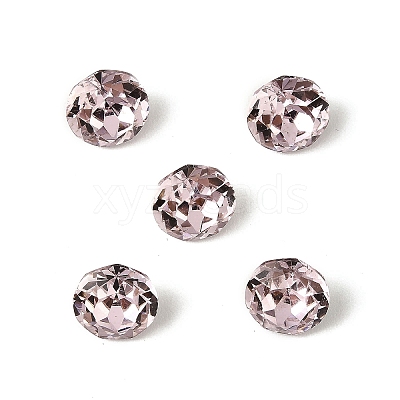 Glass Rhinestone Cabochons GLAA-A018-8mm-223-1