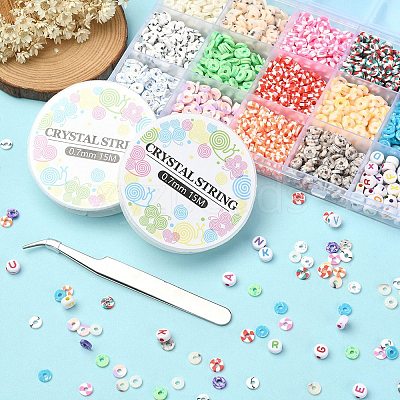 DIY Heishi Bracelet Making Kit DIY-YW0006-82-1