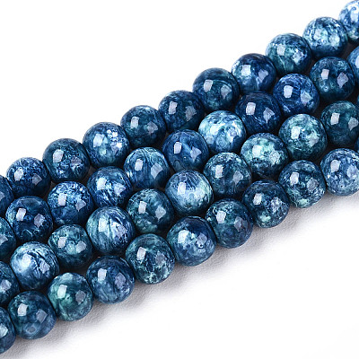 Baking Paint Glass Beads Strands DGLA-N016-4mm-10-1