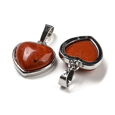 Natural Red Jasper Pendants G-I358-A21-1