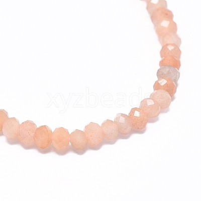 Natural Sunstone Beads Strands G-F632-22D-1