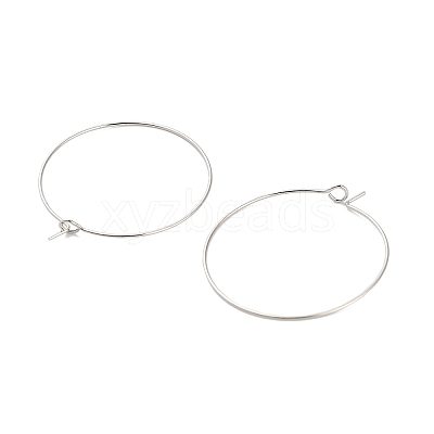 Brass Hoop Earring Findings LS-KK-R112-038E-1