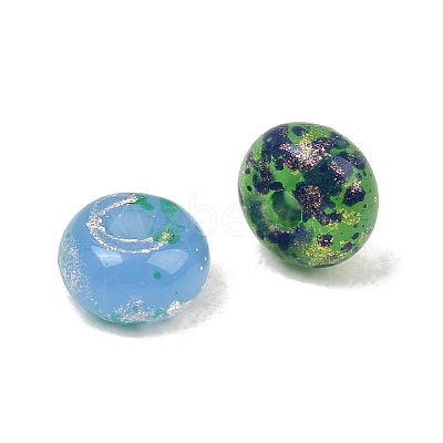 Picasso Glass Seed Beads GL-CBAB80E-03A-1