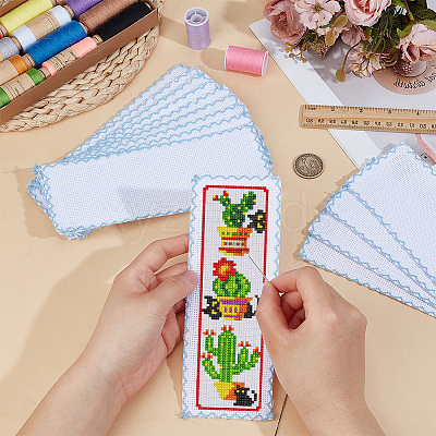 Cotton Bookmarks for Cross Stitch Making DIY-WH0759-27A-1