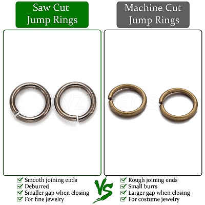 Brass Saw Cut Open Jump Rings KK-G514-01C-B-1