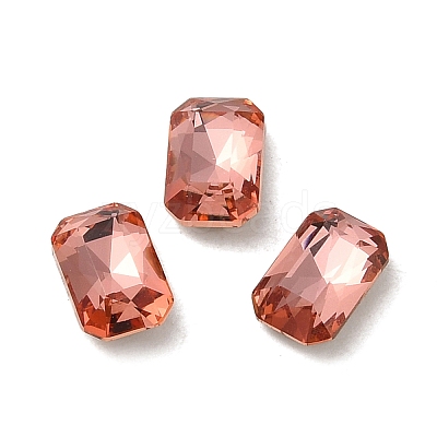 Glass Rhinestone Cabochons RGLA-P037-04A-D262-1