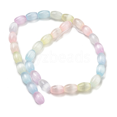 Macaron Color Natural Selenite Beads Strands G-B102-A01-01-1