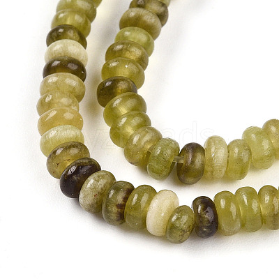 Natural Hetian Jade Beads Strands G-T140-80-1