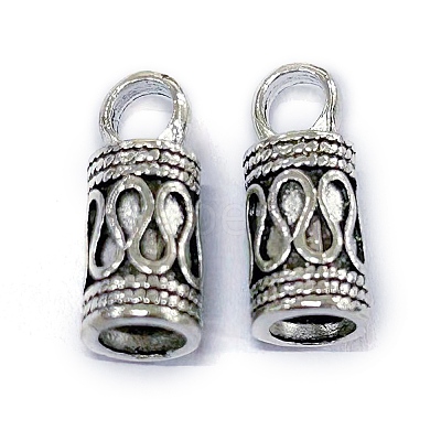 Tibetan Style Alloy Cord Ends FIND-WH0110-738-1