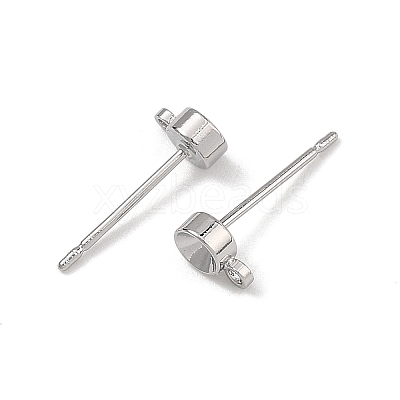 SHEGRACE Brass Stud Earring Findings XGRQ58806-769P-1