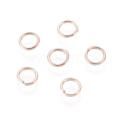 304 Stainless Steel Open Jump Rings STAS-O098-01RG-09-1