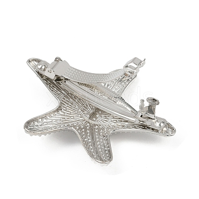 Alloy with Iron Clip Hair Barrettes PHAR-G014-02B-P-1