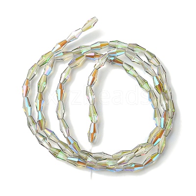 Transparent Electroplate Glass Beads X1-GLAA-K064-05A-HR02-1