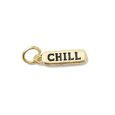 Brass Enamel Charms KK-P338-01G-D01-1
