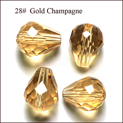 Imitation Austrian Crystal Beads SWAR-F062-8x6mm-28-1