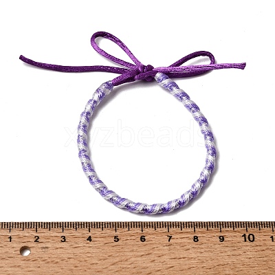 Adjustable Polyester Cord Braided Friendship Bracelets FB-CBA27E8-02C-1