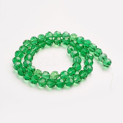 Imitation Austrian Crystal Bead Strands G-M181-10mm-15A-1