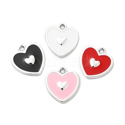 UV Plating Alloy Enamel Pendants ENAM-M057-01P-1