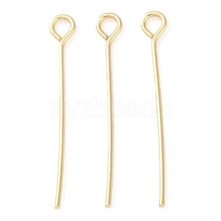 Brass Eye Pins KK-N254-48B-G-1