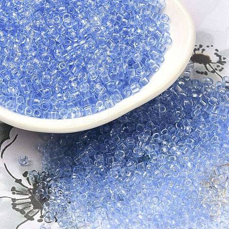 Transparent Colours Glass Round Seed Beads SEED-B001-06A-08-1