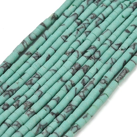 Dyed Synthetic Turquoise Beads Strands G-P594-01B-04-1