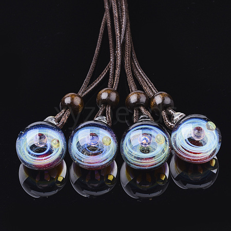 Handmade Lampwork Pendants LAMP-S190-01A-1