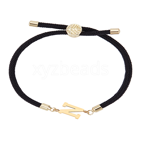 1Pc Adjustable Nylon Cord Slider Bracelets for Women BJEW-LP0001-32N-01-1