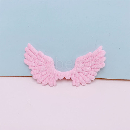 Angel Wing Shape Sew on Fluffy Ornament Accessories PW-WG69304-01-1