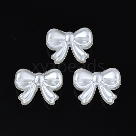 ABS Plastic Imitation Pearl Beads OACR-N008-134-1