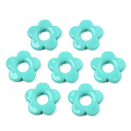 Opaque Acrylic Bead Frames SACR-TAC0004-01B-1