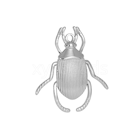 304 Stainless Steel Insect Pendants PW-WG317E5-01-1