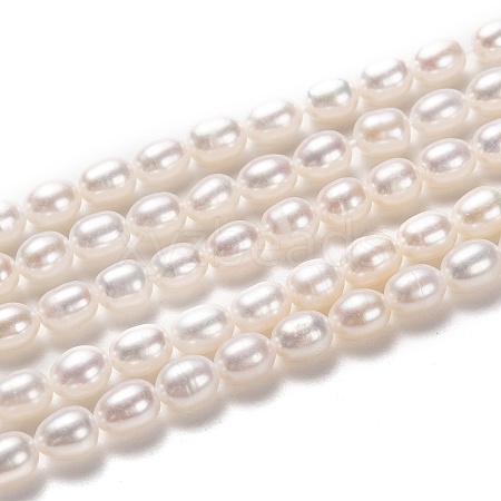 Natural Cultured Freshwater Pearl Beads Strands PEAR-L033-63A-1