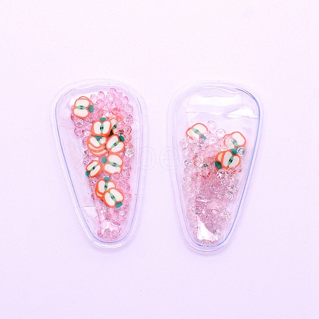 Plastic with Resin and Polymer Clay Accessories LS-RESI-CJC0007-32B-1