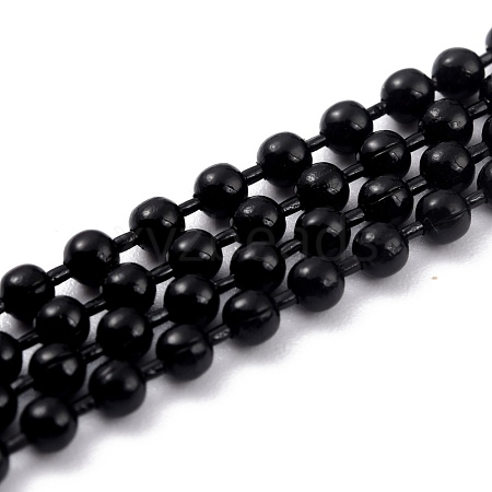 Handmade Brass Ball Chains KK-J276-16B-P01-1