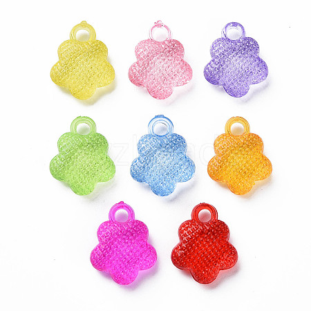 Transparent Acrylic Pendants X-MACR-N013-041-1