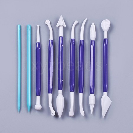 Plastic Clay Tool Sets AJEW-L072-25-1