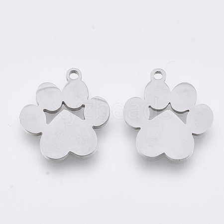 Tarnish Resistant 201 Stainless Steel Pendants X-STAS-T044-122P-1