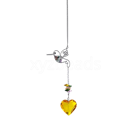 Metal Bird Hanging Ornaments PW-WG70CCE-06-1