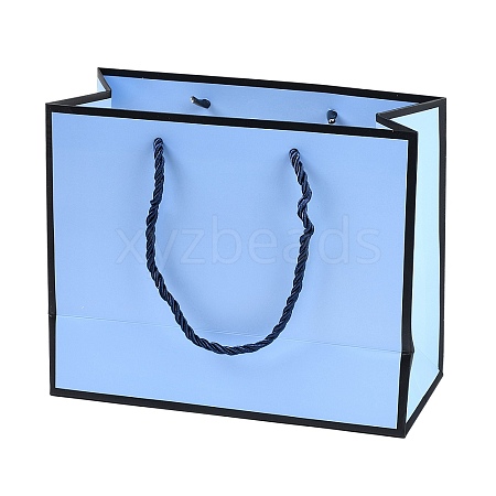 Rectangle Paper Bags with Rope Handles CARB-L011-02A-03-1