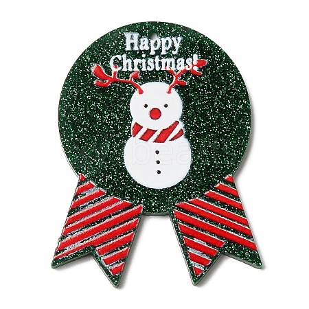 Christmas Themed Acrylic Pendants SACR-P022-06A-02-1