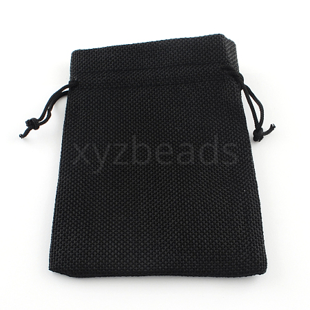 Burlap Packing Pouches Drawstring Bags X-ABAG-Q050-7x9-09-1