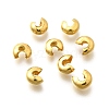 304 Stainless Steel Crimp Beads Covers STAS-P239-34G-05-1