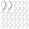 Beebeecraft 200Pcs 304 Stainless Steel Leverback Earring Findings STAS-BBC0003-75-1