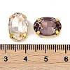 Brass Glass Rhinestone Sew on Rhinestones RGLA-B004-06A-G-2