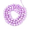 Anti-Tarnish Electroplate Glass Beads Strands GLAA-T025-6mm-14E-3