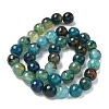 Natural Agate Beads Strands G-M437-C01-01W-4