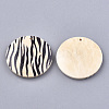 Printed Wooden Pendants WOOD-S045-029A-2
