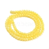 Baking Painted Transparent Glass Beads Strands DGLA-A034-J3mm-B07-3