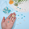 60Pcs Dyed Synthetic Turquoise Pendants FIND-BM0001-60A-3